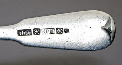 Scottish Provincial Silver Dessert Spoon - Perth, John Urquhart